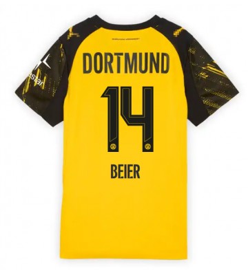 Borussia Dortmund Maximilian Beier #14 Replika Hemmatröja Damer 2025-26 Kortärmad